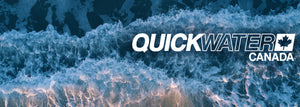 Quick Water Canada brand image of the ocean and their logo